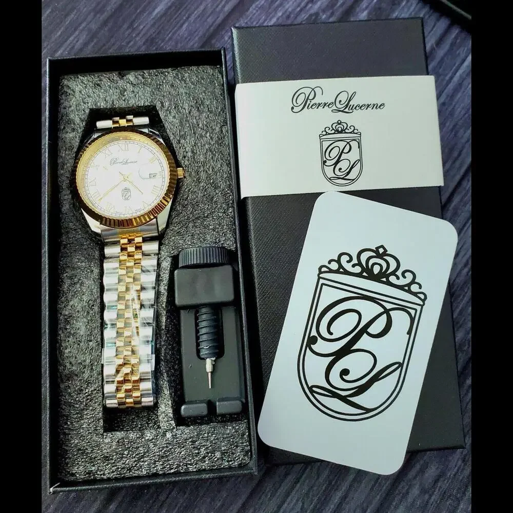 Authentic‎ Pierre Lucerne Swiss President DateJust Mens Watch